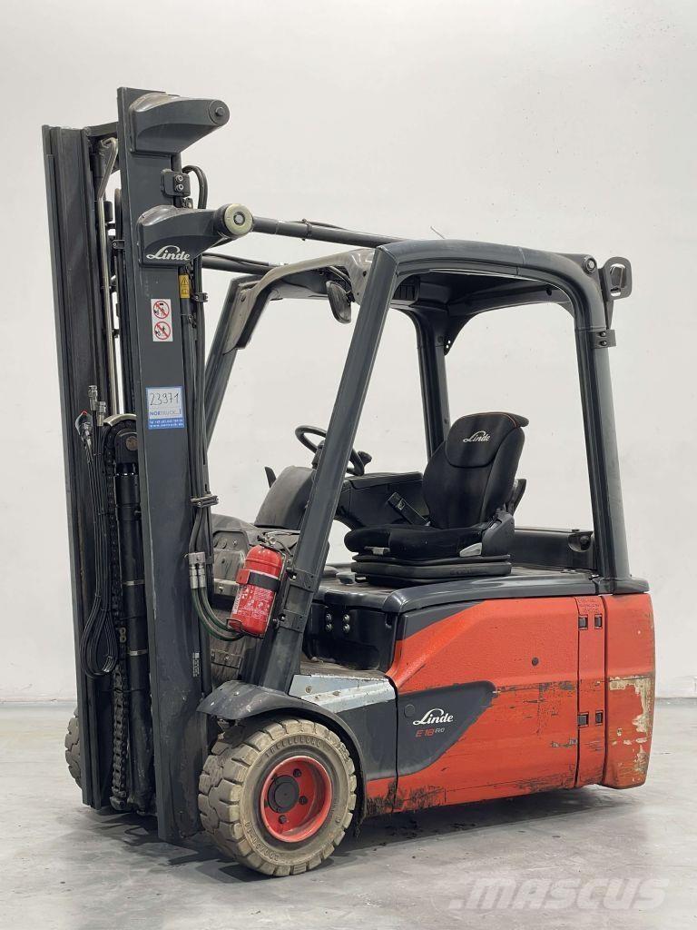 Linde E18L-02-386 El gaffeltrucks