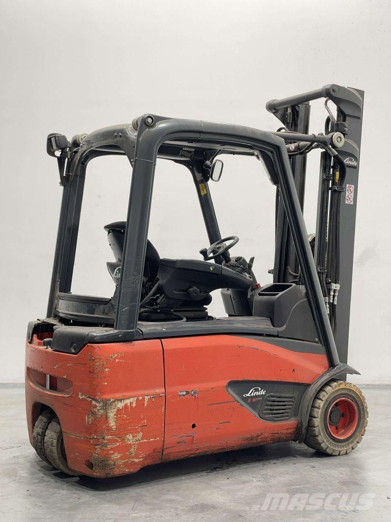 Linde E18L-02-386 El gaffeltrucks