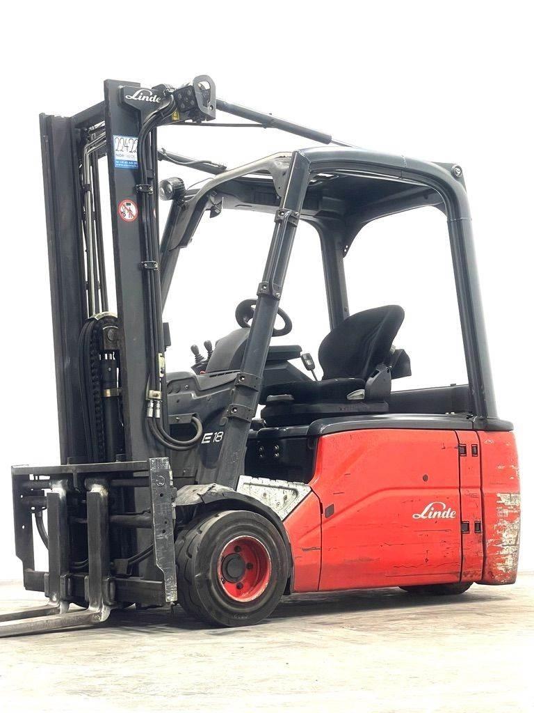 Linde E18L-386 El gaffeltrucks