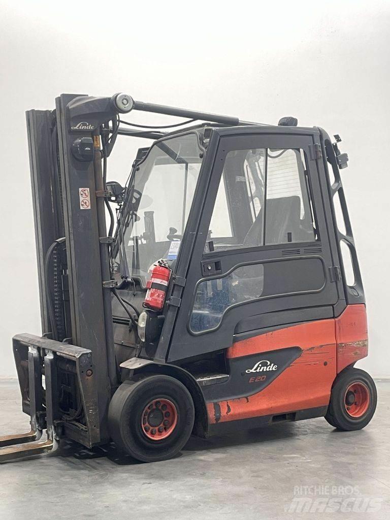 Linde E20-01-387 El gaffeltrucks