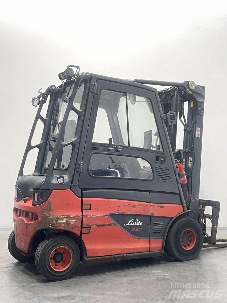 Linde E20-01-387 El gaffeltrucks