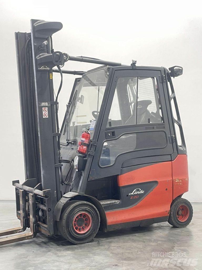 Linde E20-01/600-387 El gaffeltrucks
