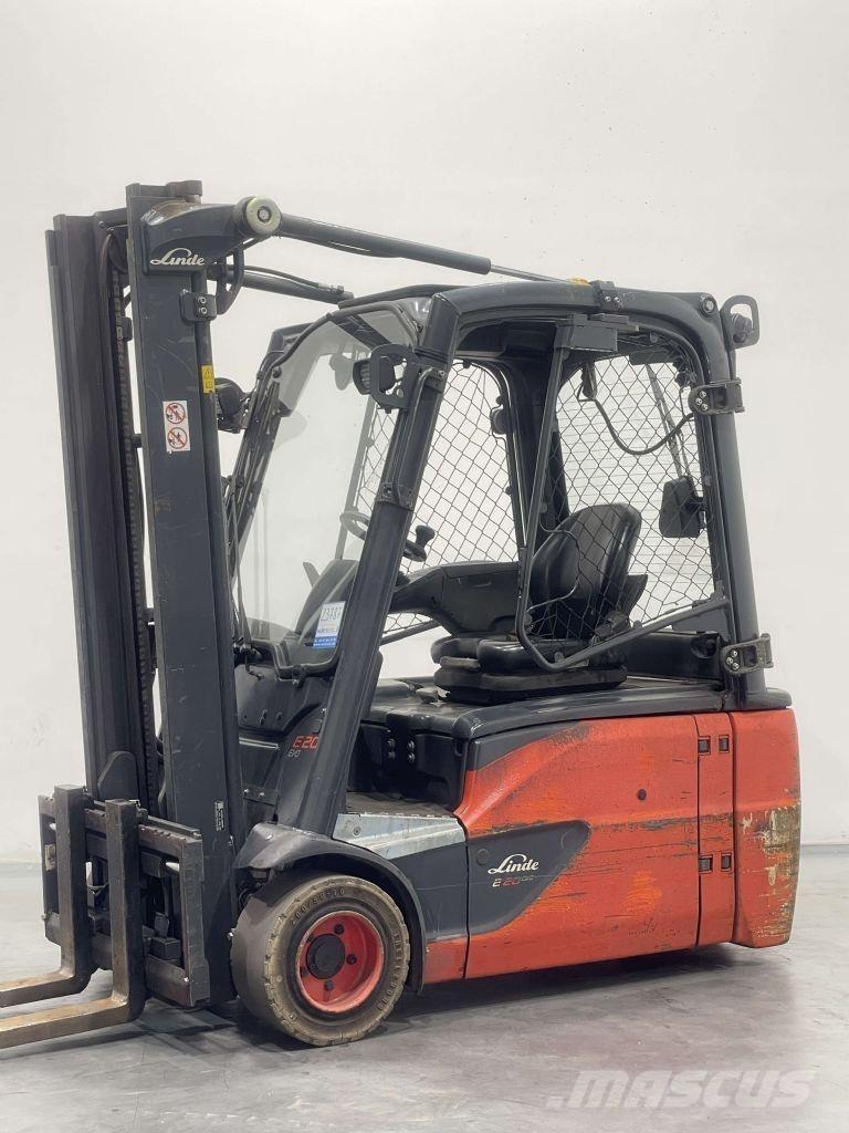 Linde E20L-02-386 El gaffeltrucks