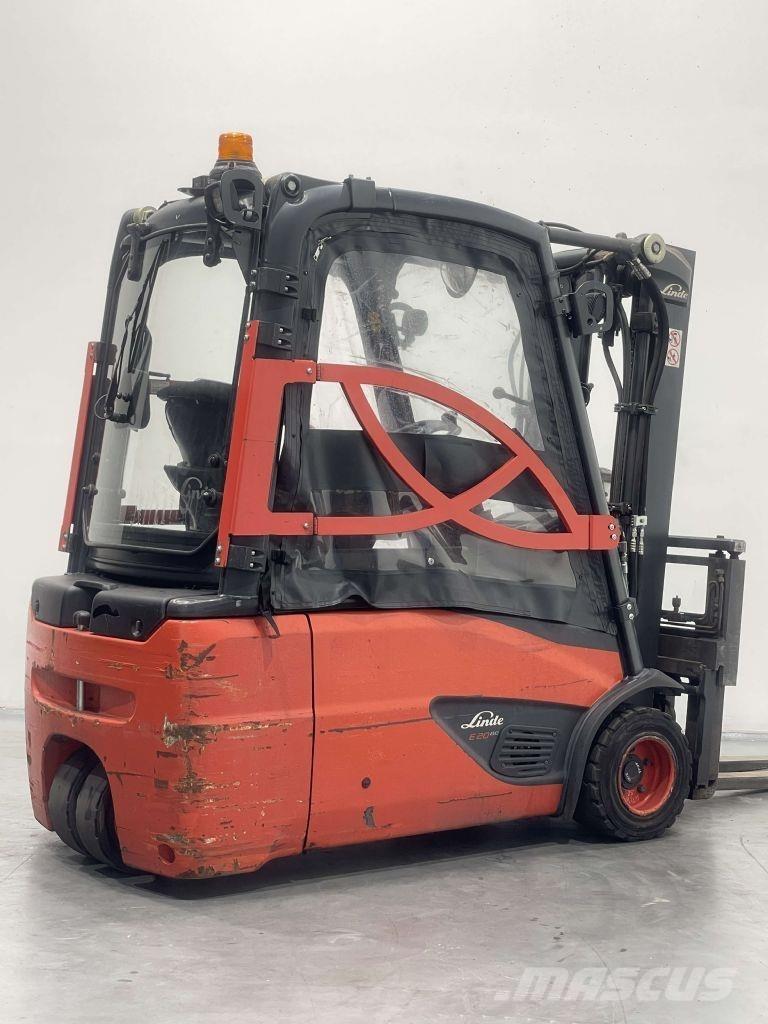 Linde E20L-02-386 El gaffeltrucks