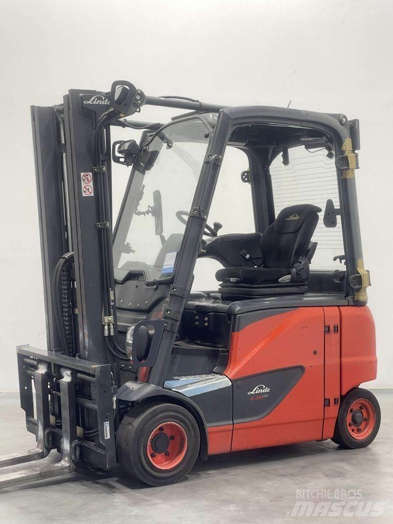 Linde E20PH-02-386 El gaffeltrucks