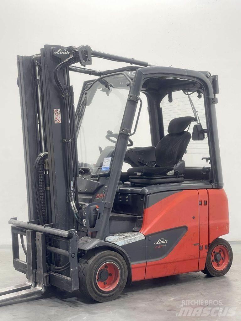 Linde E20PH-02-386 El gaffeltrucks