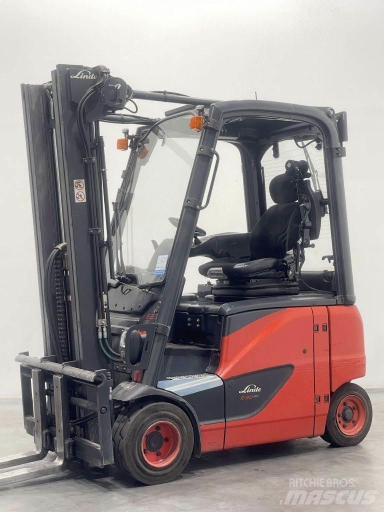 Linde E20PH-02-386 El gaffeltrucks
