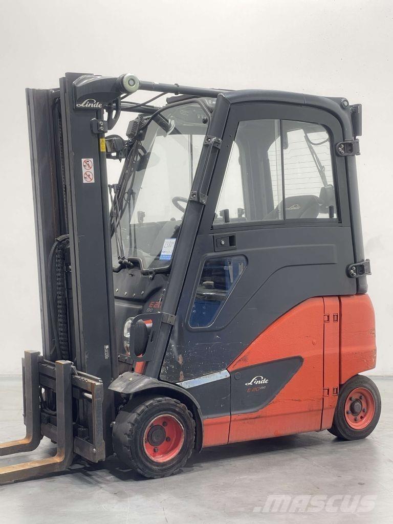Linde E20PH-02-386 El gaffeltrucks