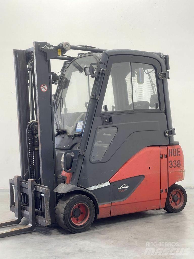 Linde E20PHL-02-386 El gaffeltrucks