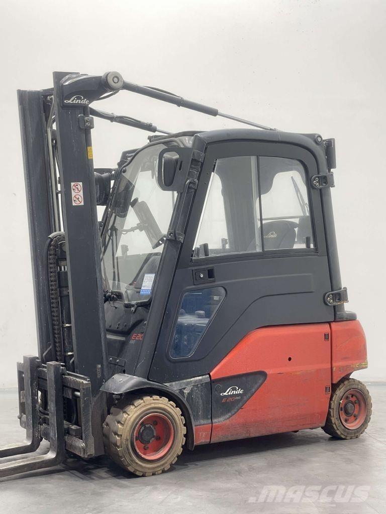 Linde E20PL-02-386 El gaffeltrucks