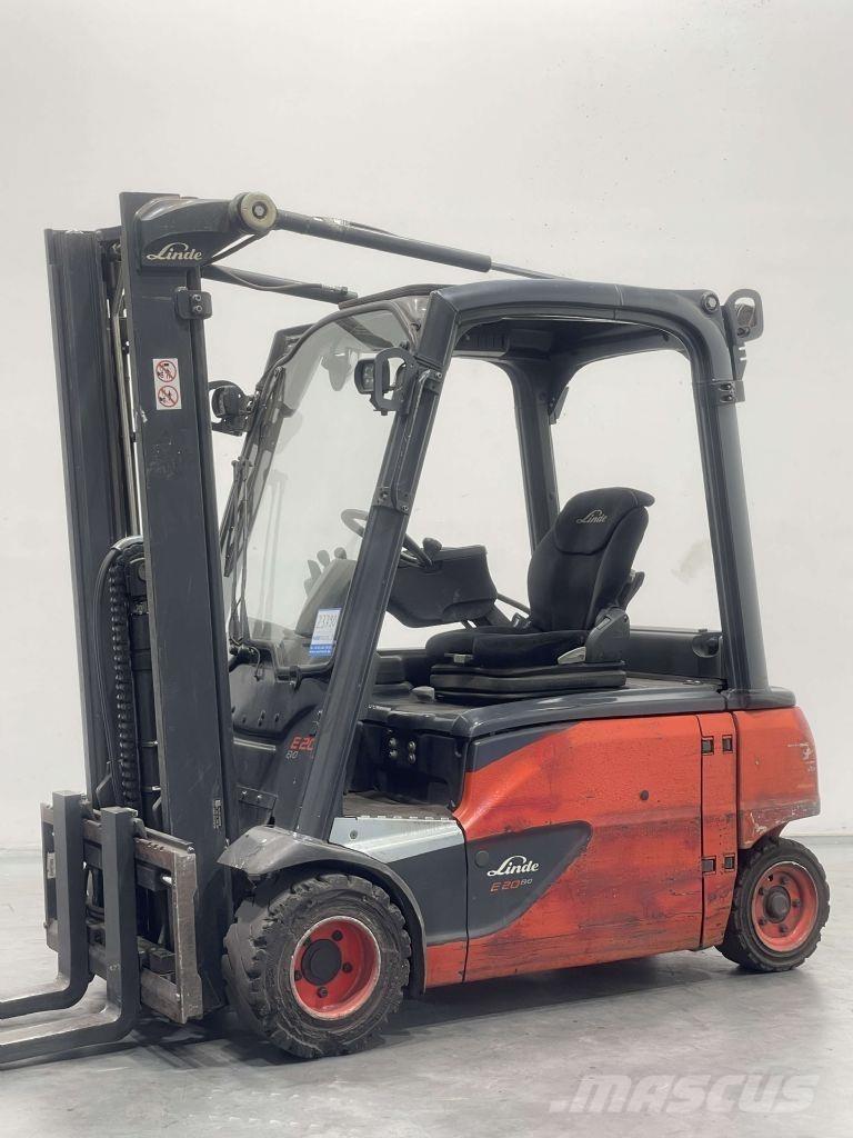 Linde E20PL-02-386 El gaffeltrucks