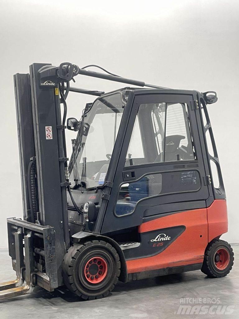 Linde E25-01-387 El gaffeltrucks