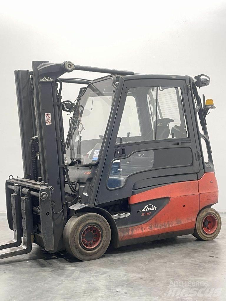 Linde E30L-01-387 El gaffeltrucks