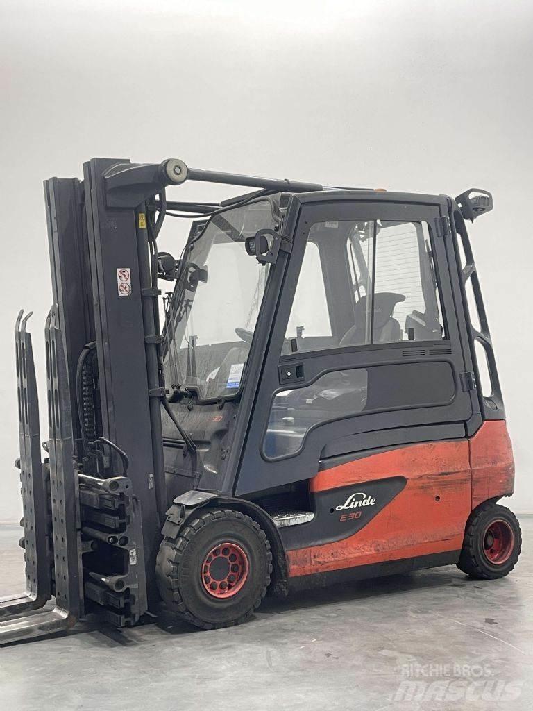 Linde E30L-01-387 El gaffeltrucks