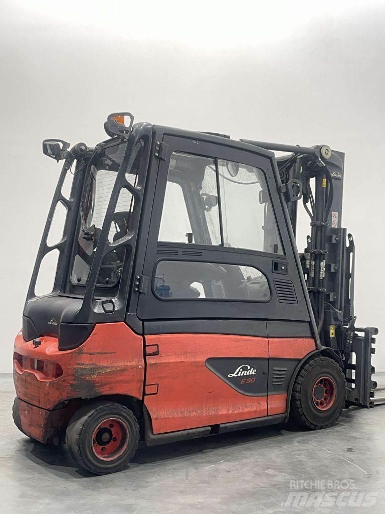 Linde E30L-01-387 El gaffeltrucks