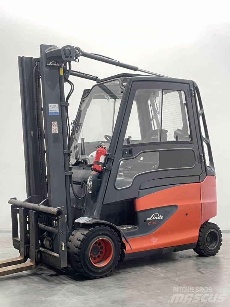 Linde E35HL-01-387 El gaffeltrucks