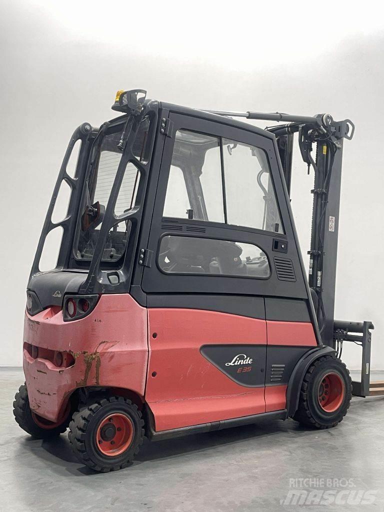 Linde E35HL-01-387 El gaffeltrucks