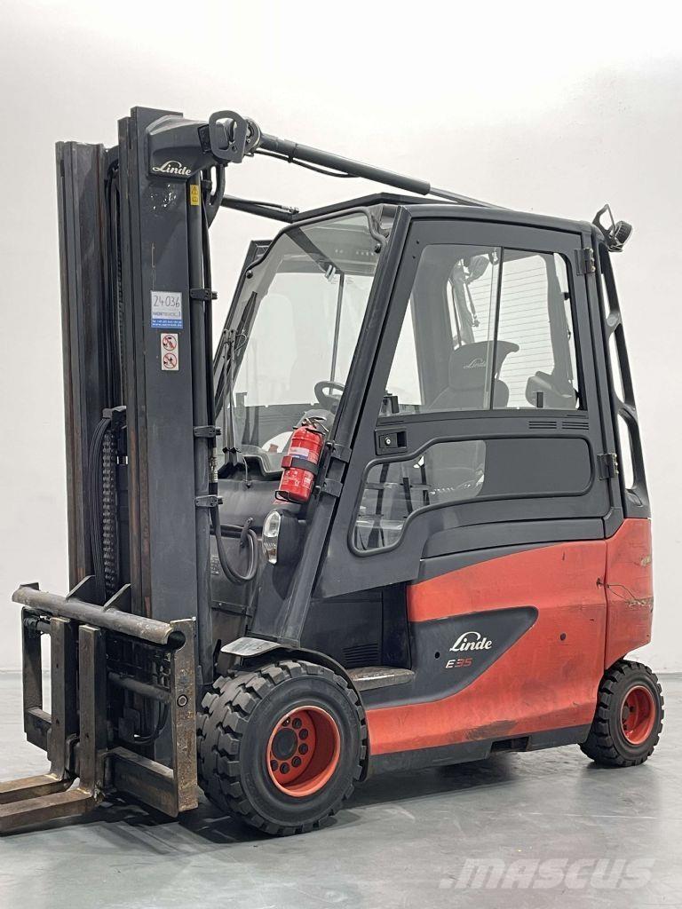 Linde E35HL-01-387 El gaffeltrucks