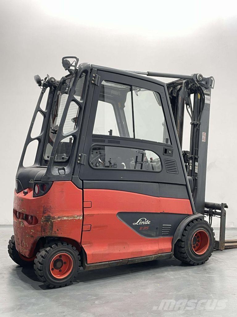 Linde E35HL-01-387 El gaffeltrucks