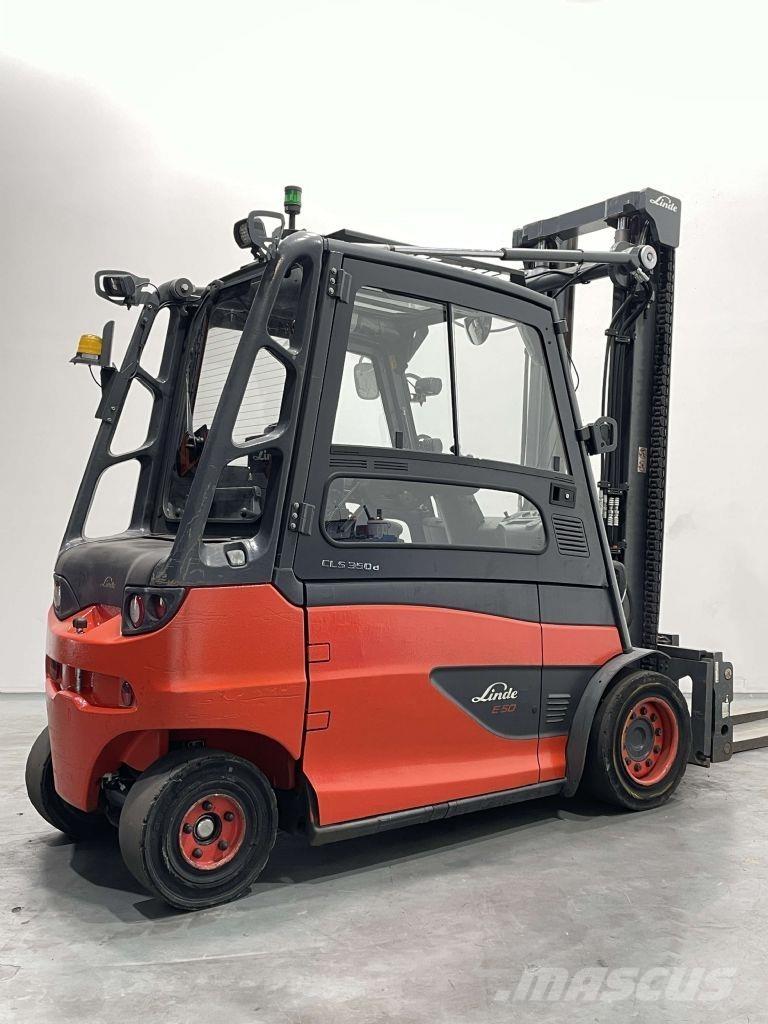 Linde E50HL-01-388 El gaffeltrucks