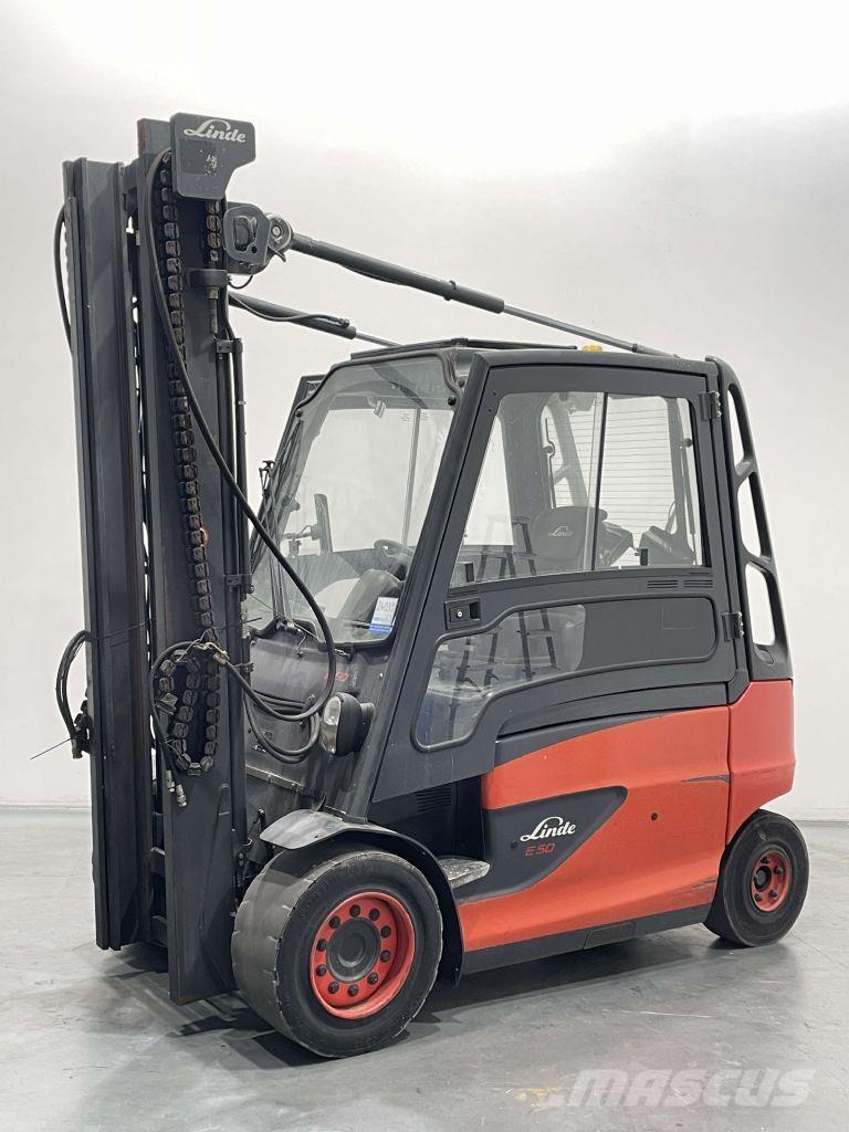 Linde E50HL-01-388 El gaffeltrucks