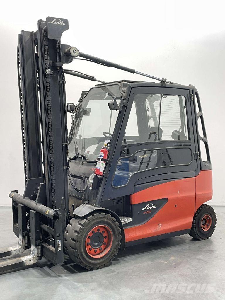 Linde E50HL-01-388 El gaffeltrucks