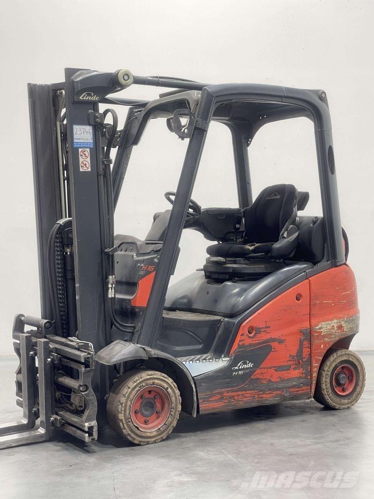 Linde H16T-01-391 LPG gaffeltrucks