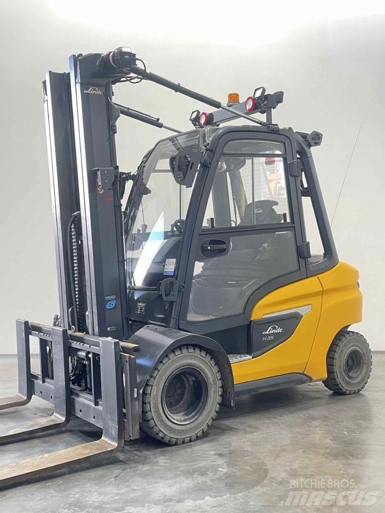 Linde H35D-01-1202 Diesel gaffeltrucks