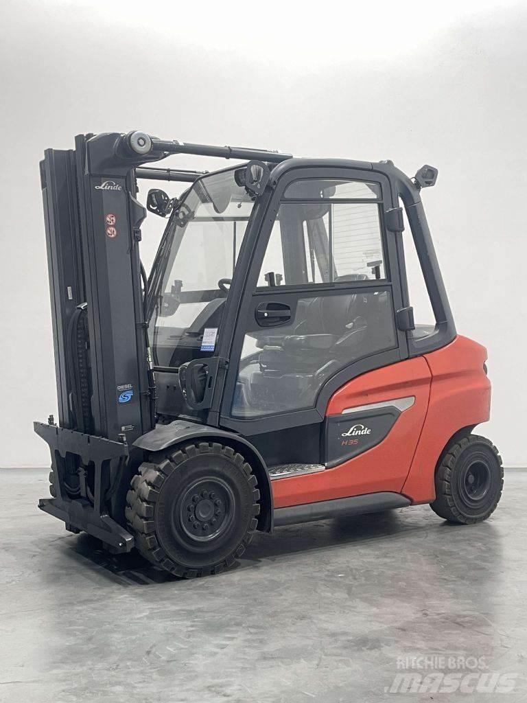 Linde H35D-01-1202 Diesel gaffeltrucks