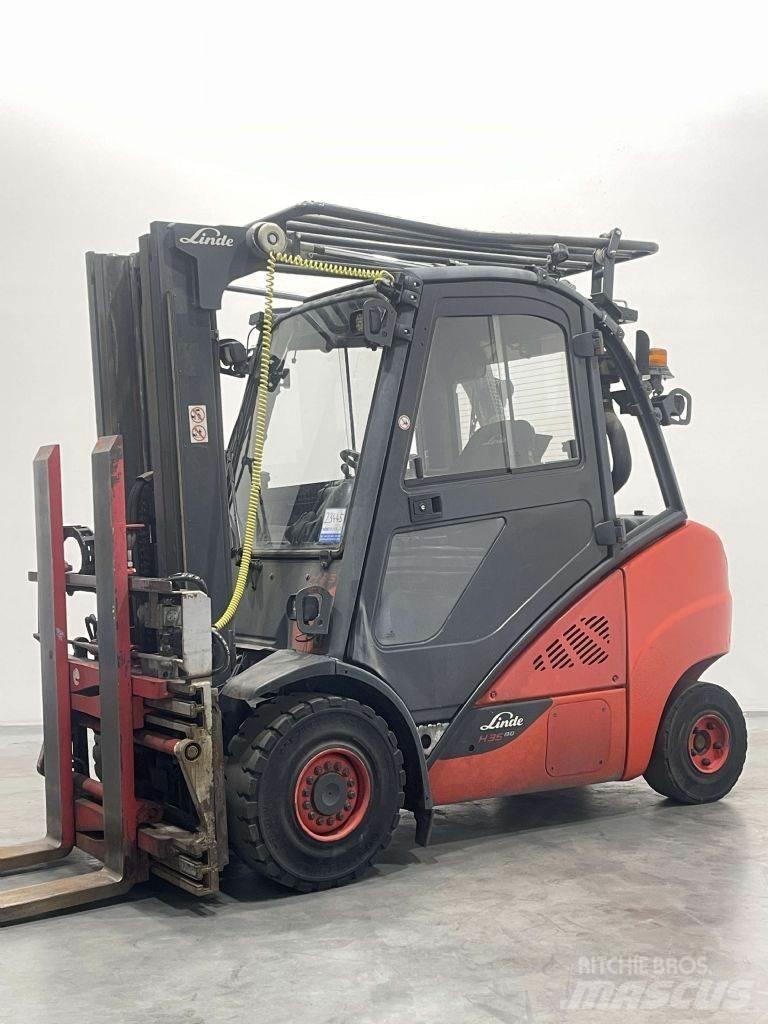 Linde H35D-02-393 Diesel gaffeltrucks