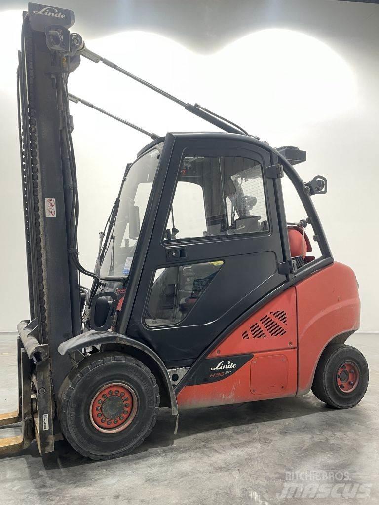 Linde H35T-02-393 LPG gaffeltrucks
