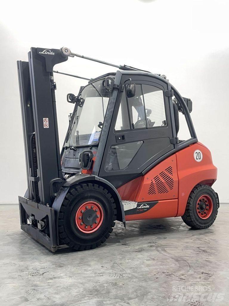Linde H50D-02-394/600 Diesel gaffeltrucks