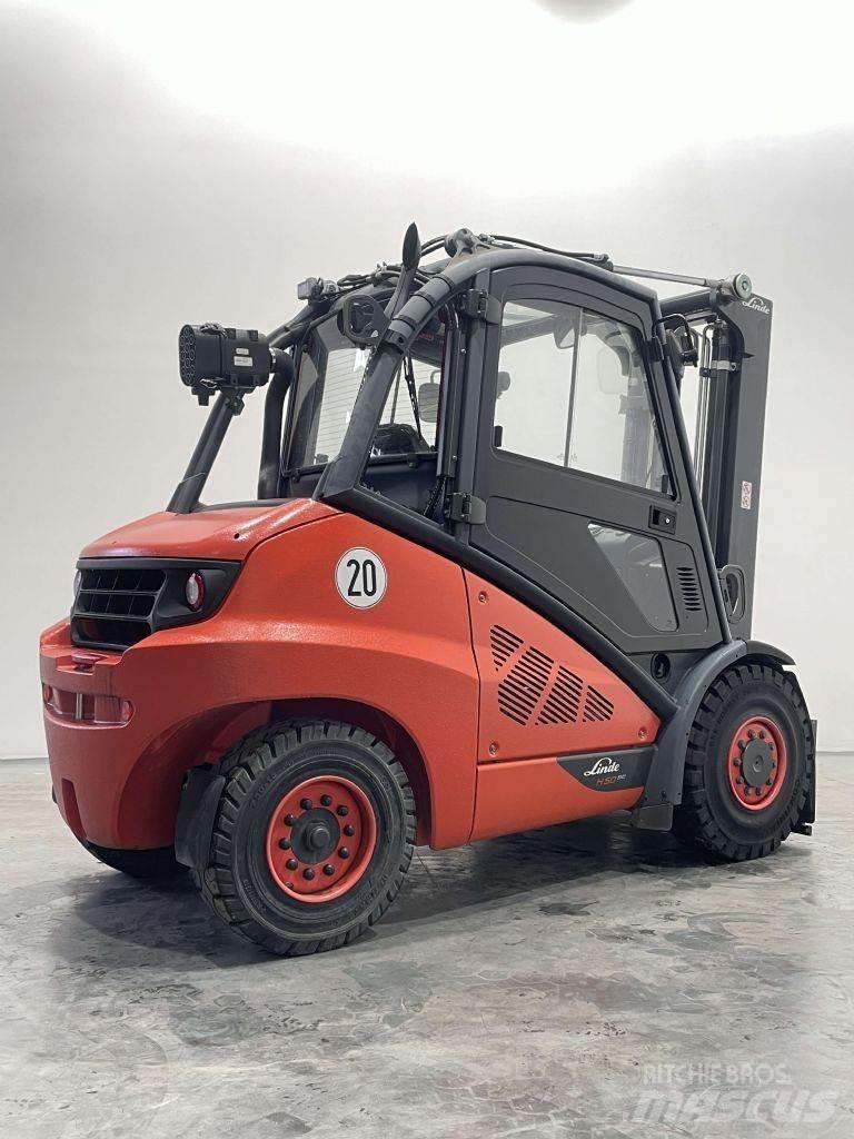 Linde H50D-02-394/600 Diesel gaffeltrucks