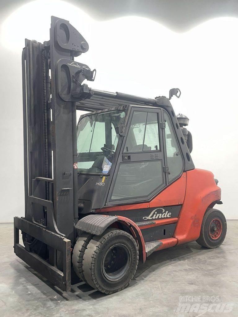 Linde H80D-02/900-396 Diesel gaffeltrucks