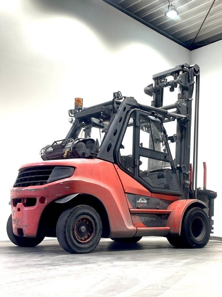 Linde H80T-03/900 LPG gaffeltrucks