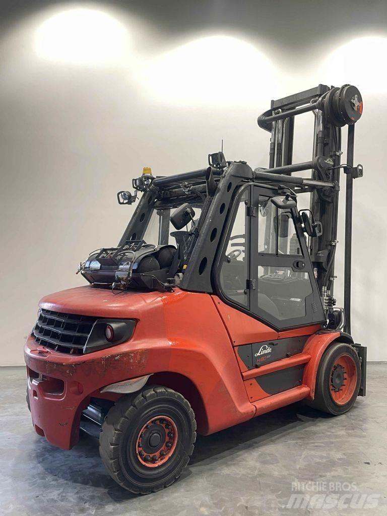 Linde H80T-03/900-396 LPG gaffeltrucks