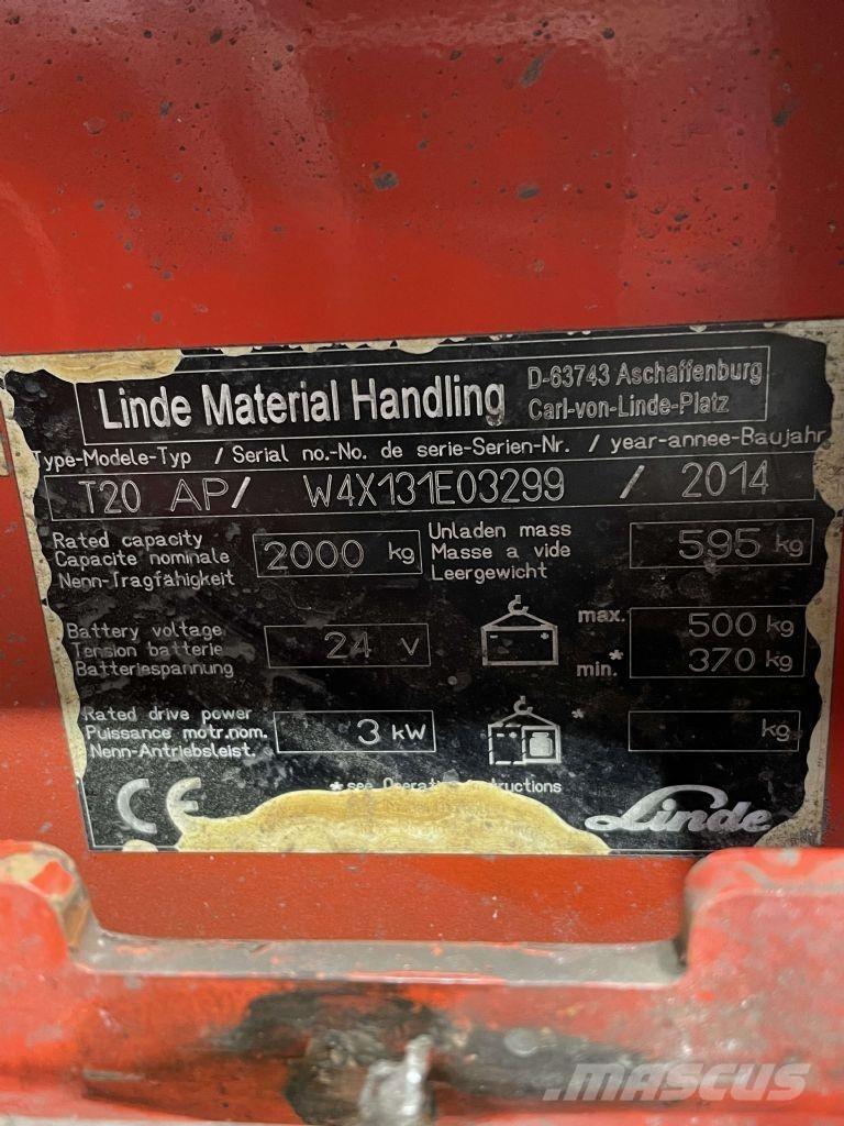 Linde T20AP-131 El-palleløftere