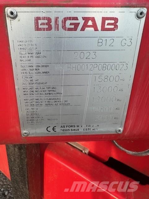 Bigab B12 VÄXLARVAGN Andet læsse- og graveudstyr