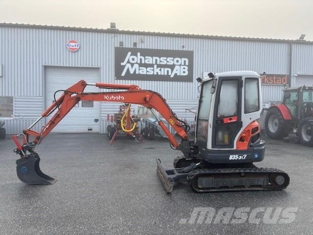 Kubota U35-3 a Gravemaskiner på larvebånd