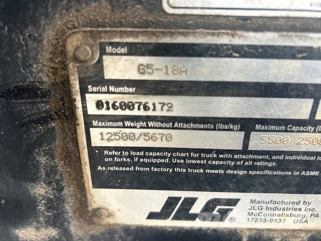 JLG G5-18 A Teleskoplæssere