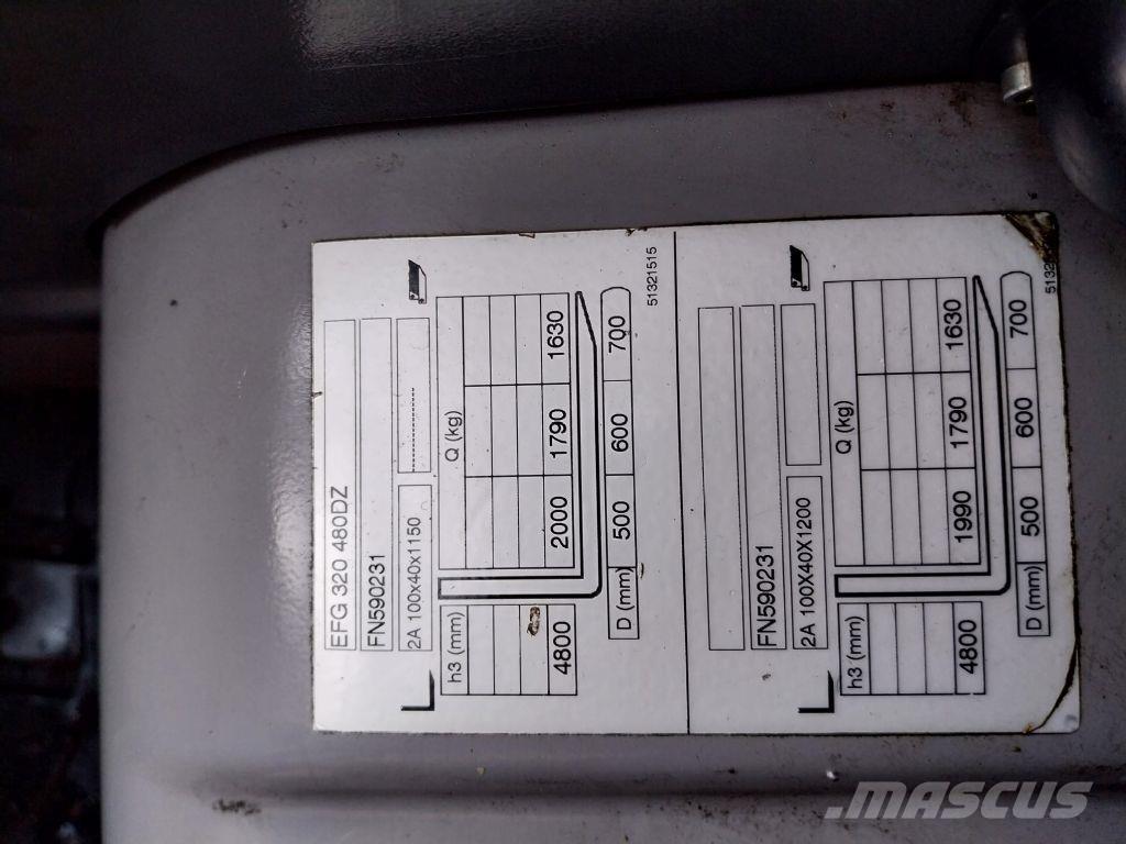 Jungheinrich EFG 320 El gaffeltrucks