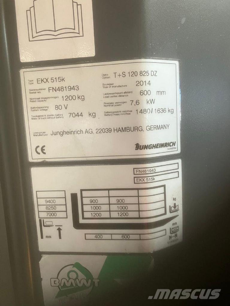 Jungheinrich EKX 515k Plukketruck, høj