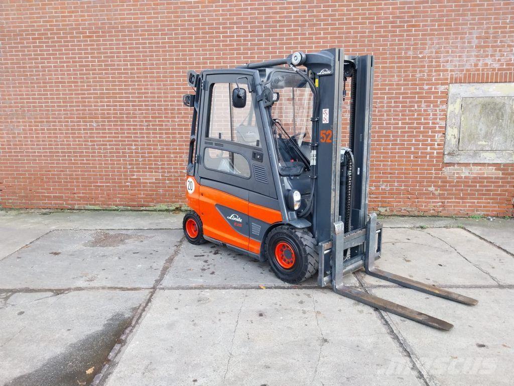 Linde E25-01 El gaffeltrucks