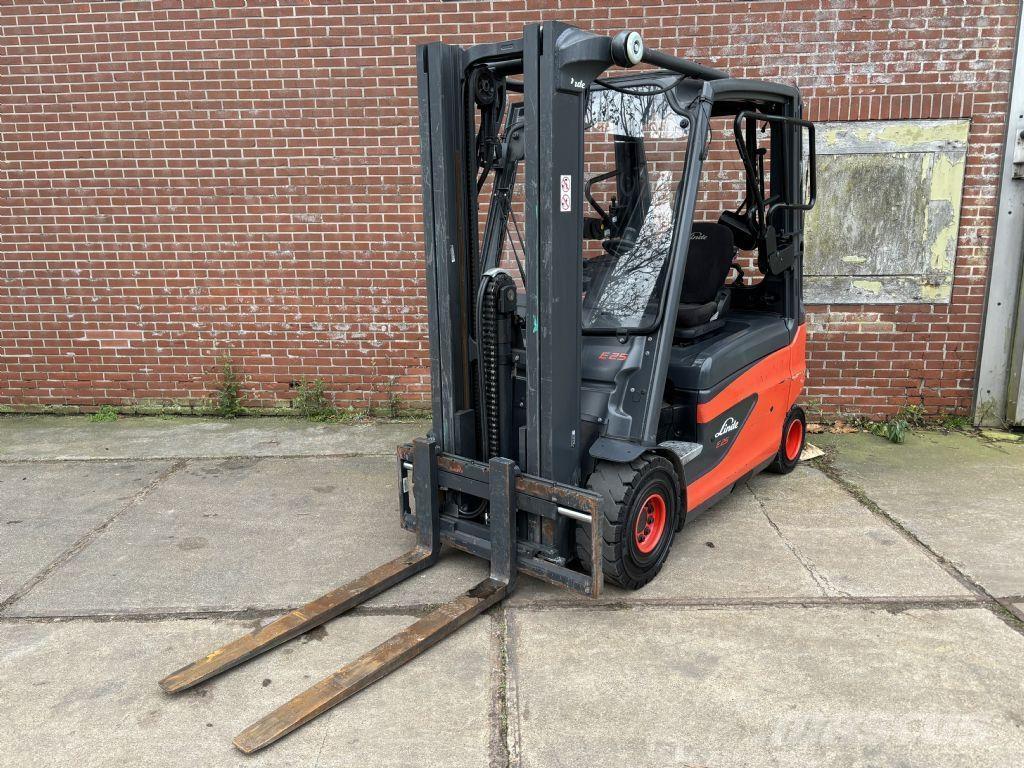 Linde E25L-01 El gaffeltrucks