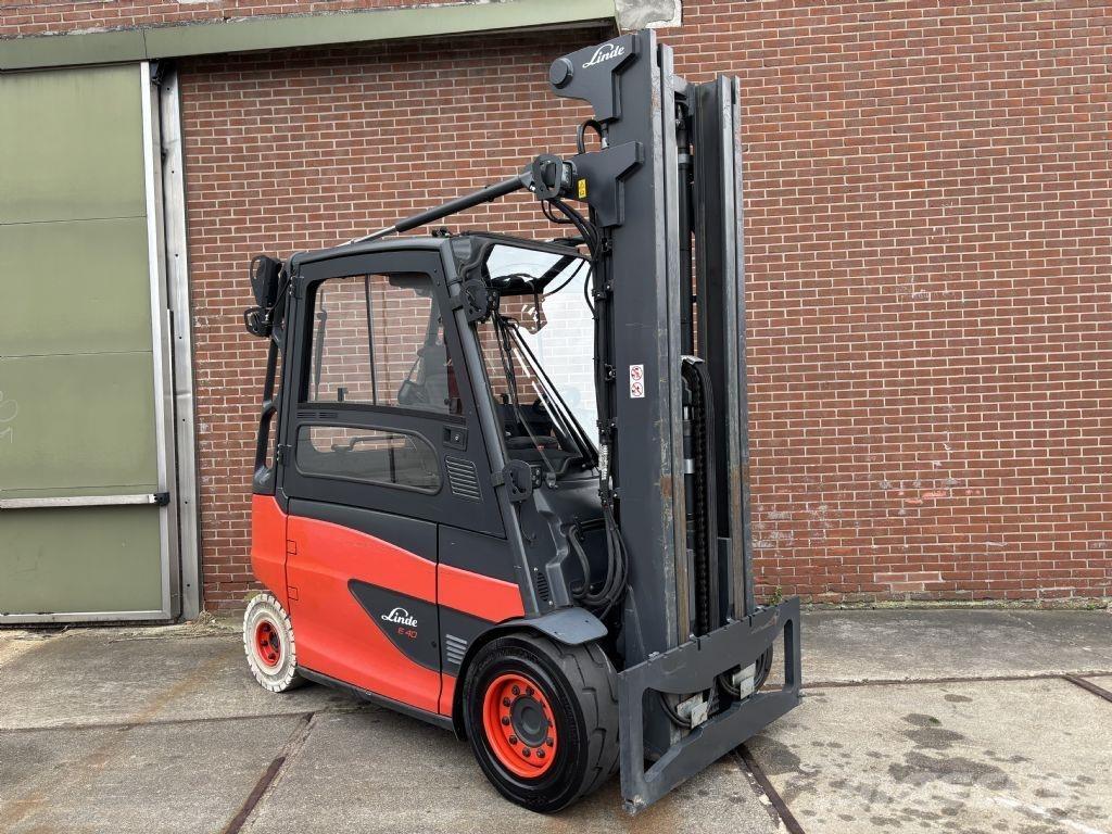 Linde E40HL-01/600 El gaffeltrucks