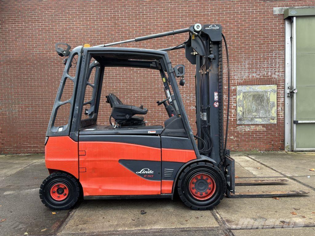 Linde E50HL-01 El gaffeltrucks