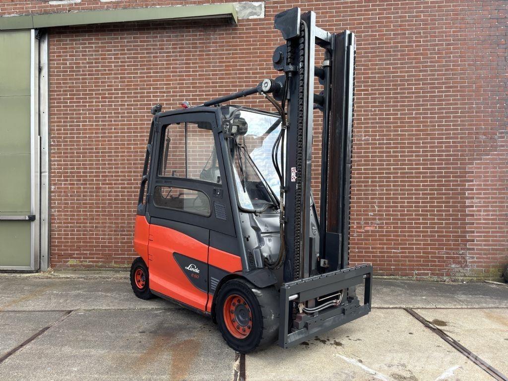 Linde E50HL-01/600 El gaffeltrucks
