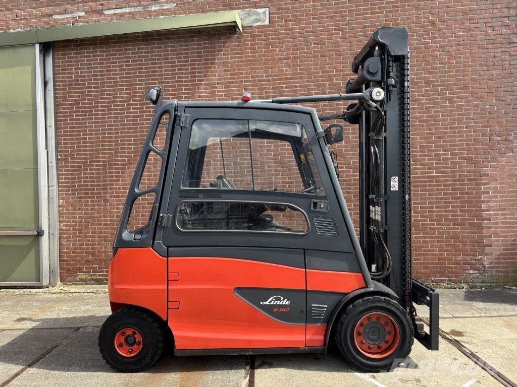 Linde E50HL-01/600 El gaffeltrucks