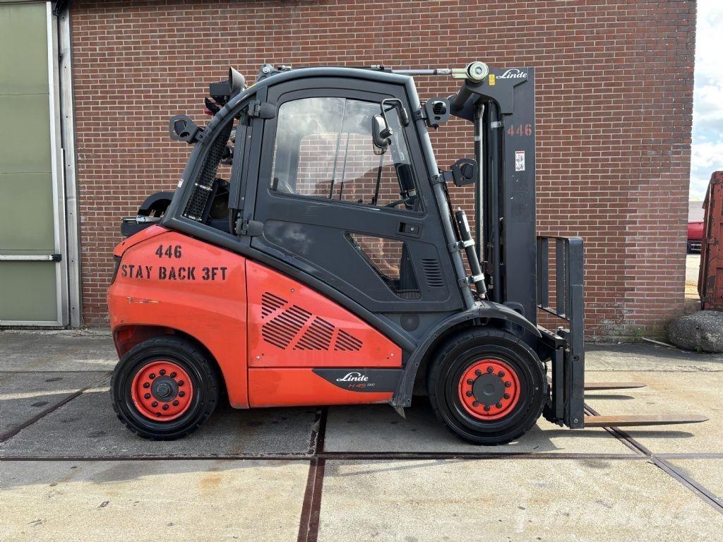 Linde H45T LPG gaffeltrucks