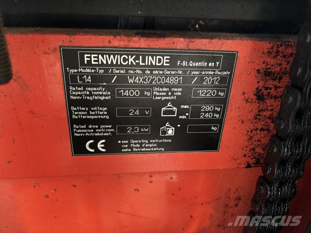 Linde L14 Gaffelstabler med gående fører